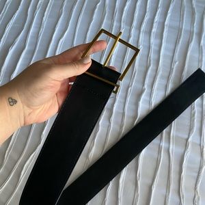 Princess Polly Square Black Belt